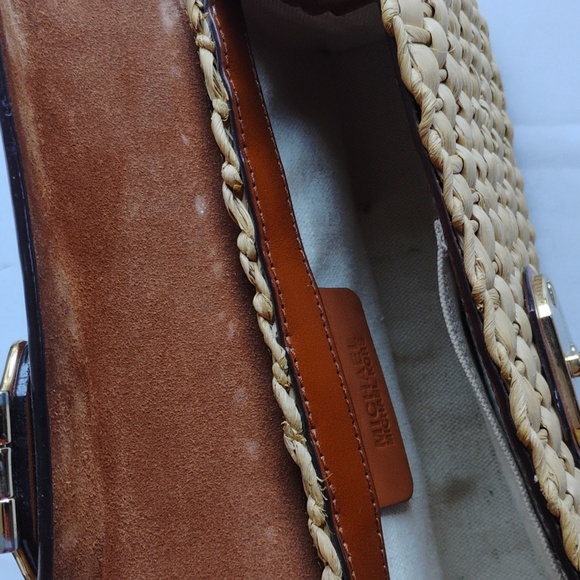 Michael Kors Beige and Brown Woven Handbag - Picture 10 of 13